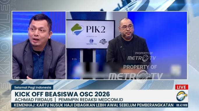 Pendaftaran Beasiswa OSC 2026 Dibuka, Sediakan 140 Beasiswa S1