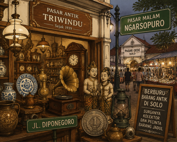 Berburu Barang Antik di Solo? Ini 3 Tempat Favorit yang Wajib Dikunjungi Kolektor