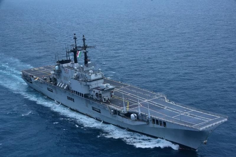 Giuseppe Garibaldi, Kapal Induk Pertama Indonesia Tiba di Tanjung Priok