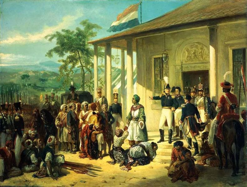 Ilustrasi zaman kolonial Belanda di Nusantara. (Histori.id)