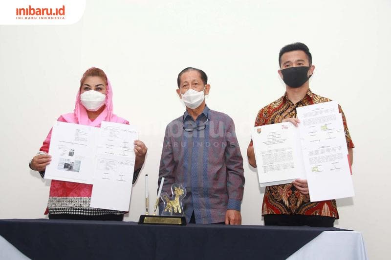 Pemkot Semarang Dapat Bantuan Wastafel Portable Otomatis dari PT Nayati Indonesia