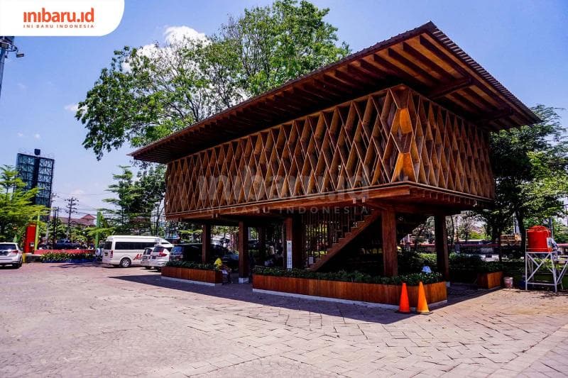 Microlibrary berada di dekat Taman Kasmaran dan Kampung Pelangi. (Inibaru.id/ Audrian F)<br>
