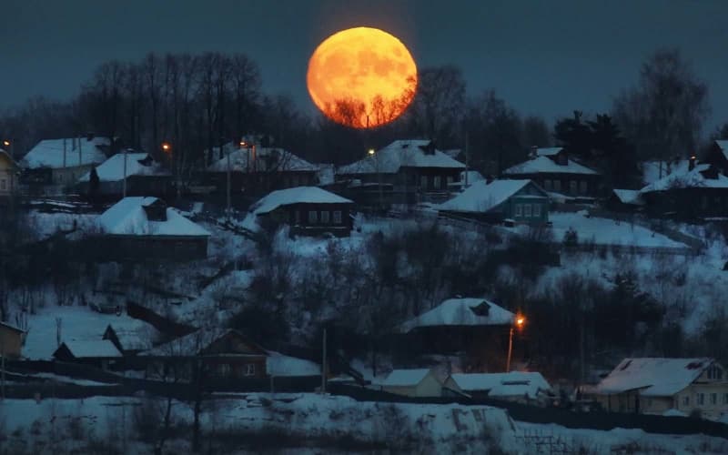 Super-blue blood Moon. (Tass/Vladimir Smirnov)