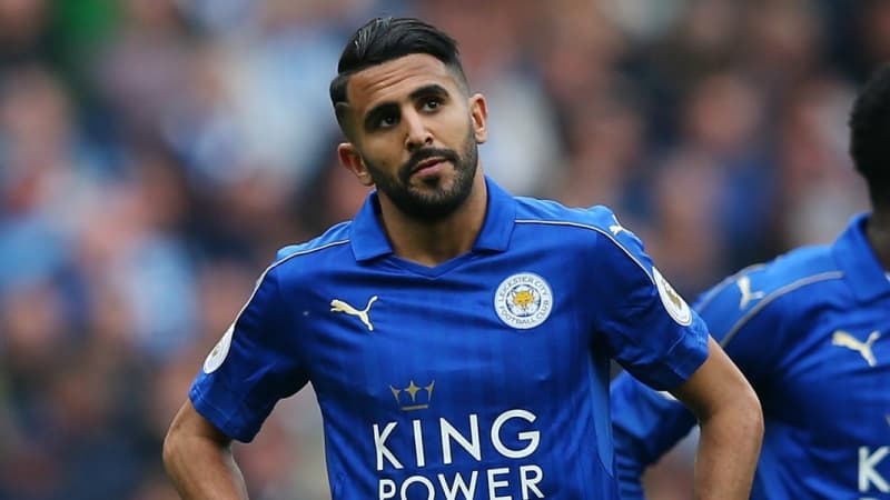 Riyad Mahrez saat bertanding membela Leicester City. (Goal,com)
