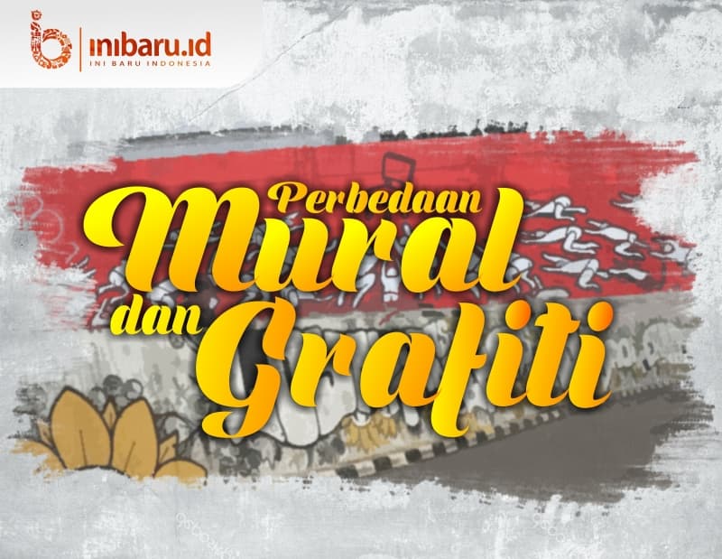 Infografik perbedaan mural dan graffiti. (Inibaru.id/Nafis Ghifary)