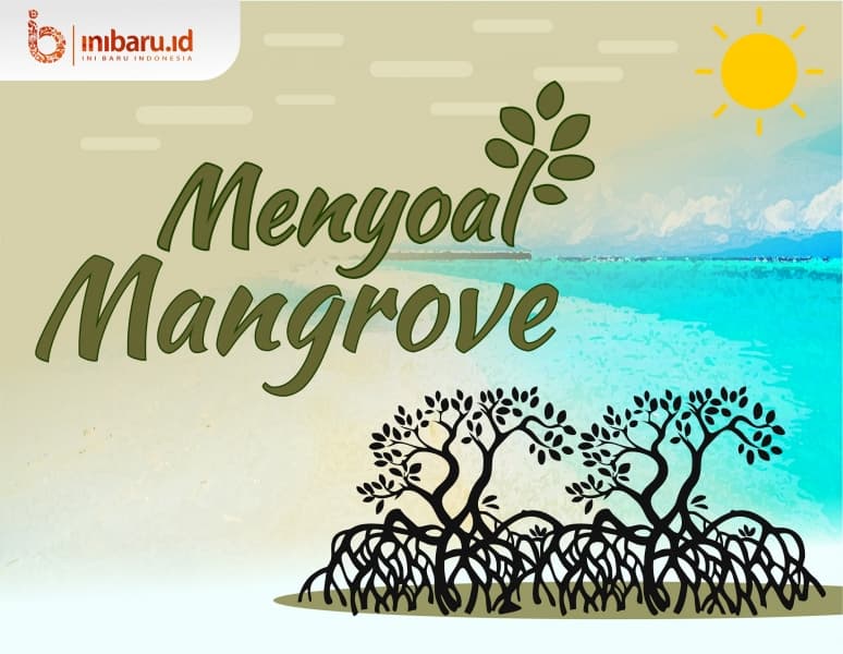 Infografik manfaat mangrove. (Inibaru.id/Nafis Ghifary)