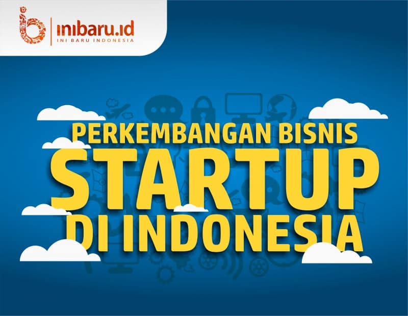 Infografik startup di Indonesia. (Inibaru.id/Nafis Ghifary)