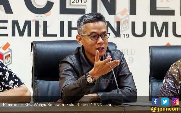 Komisioner KPU, Wahyu Setiawan. (Jpnn.com/Ricardo)