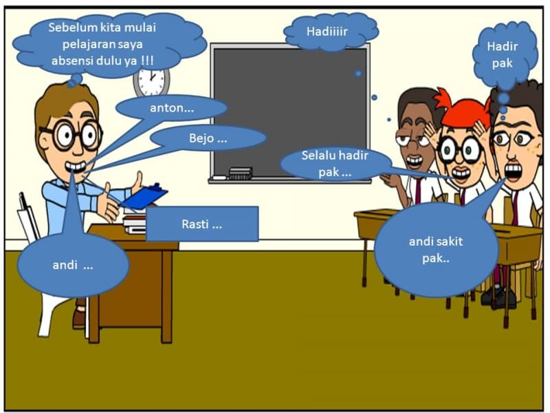 Hadir kok Ngisi Lembar Absensi?