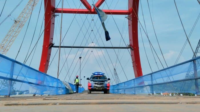 Jembatan Kali Kuto Sudah Bisa Dilalui Pemudik