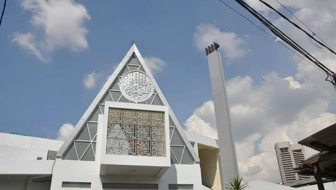 Masjid Segitiga. (Rakyatmerdeka.co)