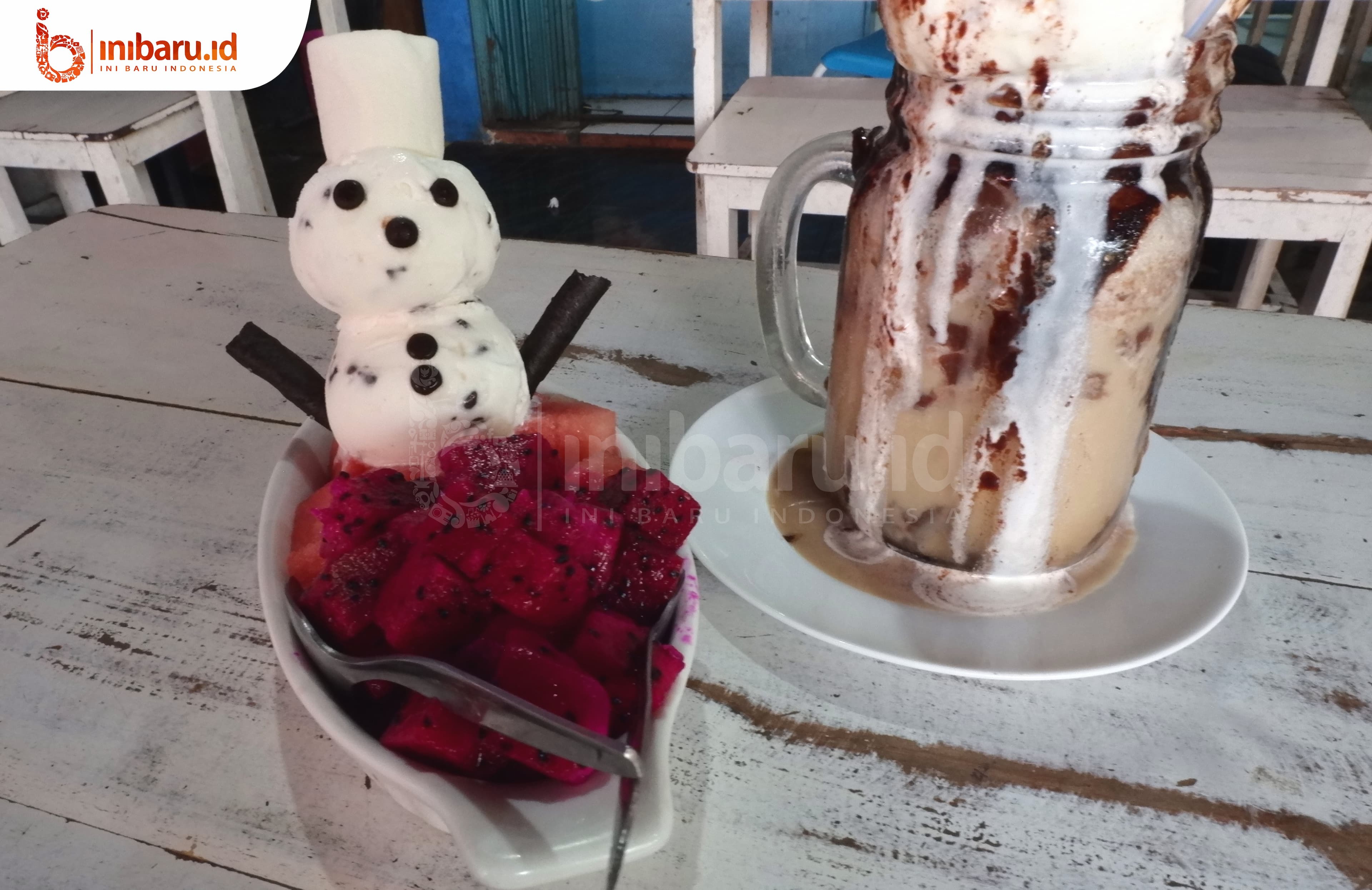 Varian es krim di kedai Bakoel Eskrim. (Putri Rachmawati/Inibaru.id)