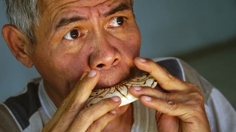 Pelok Song, Kreasi Alat Musik dari Biji Mangga