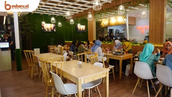 Interior Bingsoo Story & Kim's K-Food Semarang. (Inibaru.id/ Artika Sari)