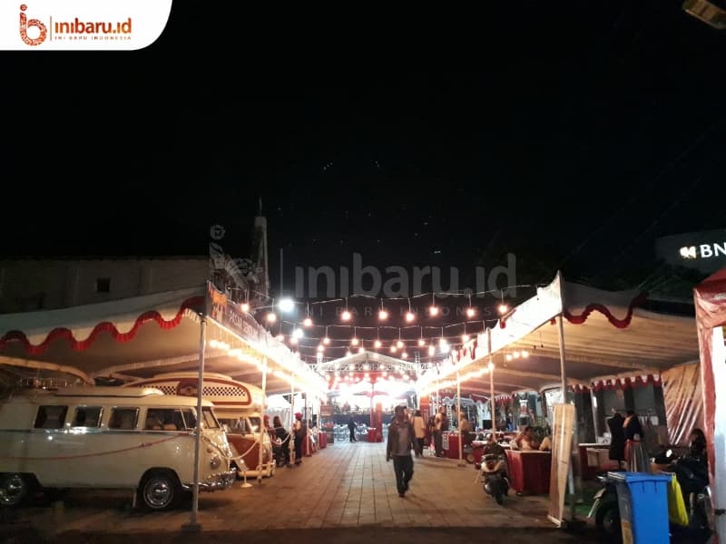 Area utama Festival Kota Lama Semarang. (Inibaru.id/Clara Ariski)
