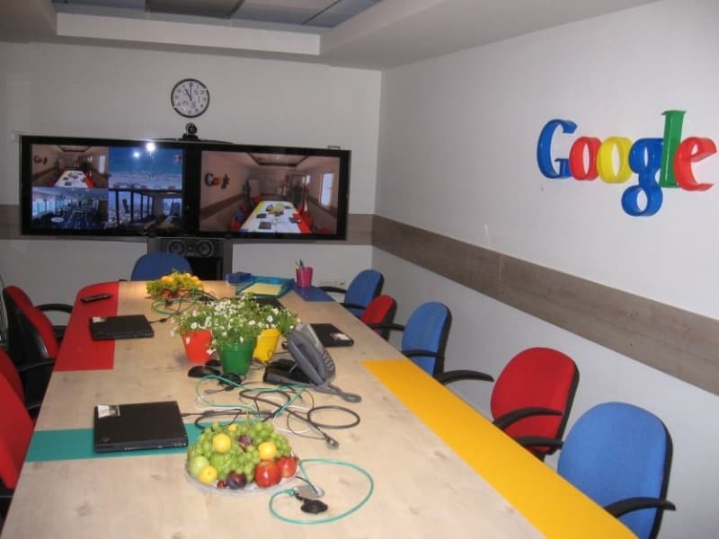Ruang kerja kantor Google Indonesia. (Qerja.com)