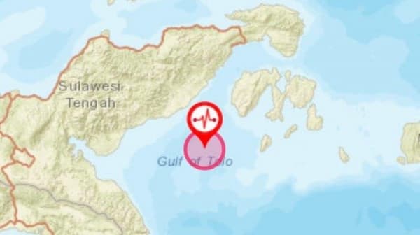 Gempa susulan sebanyak 23 kali mengguncang Sulawesi Tengah. (BMKG)