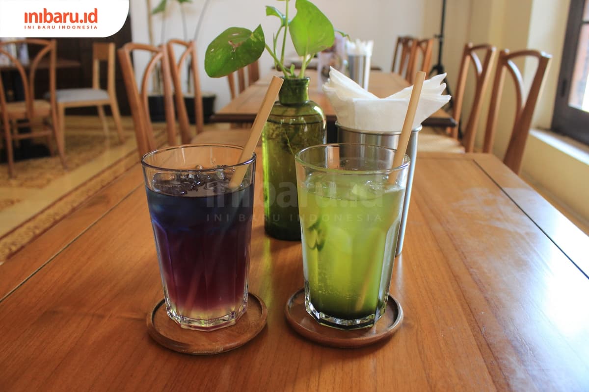 Seruput Kemangi dan Bunga Telang dalam Segelas Minuman Sehat di Javara Culture Semarang